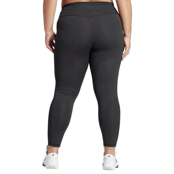 adidas Plus Size Optime Stash High-Rise Full-Length Leggings Black Size 1X - NEW - Picture 2 of 7